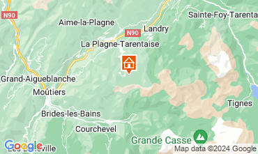 Carte La Plagne Studio 2233