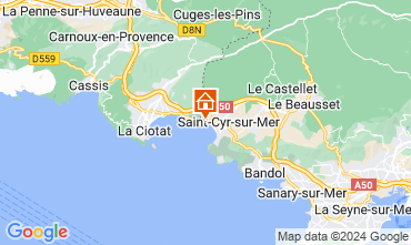 Carte Saint Cyr sur Mer Studio 121043