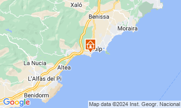 Carte Calpe Villa 75907