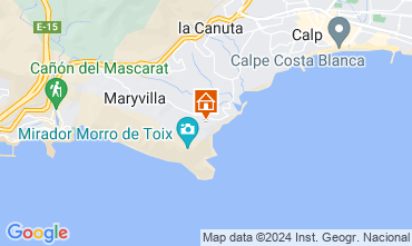 Carte Calpe Villa 75907