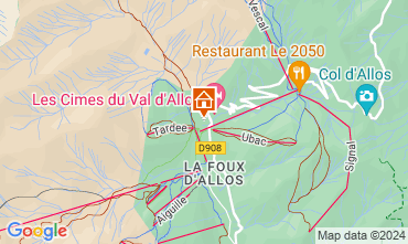 Carte La Foux d'Allos Studio 125224