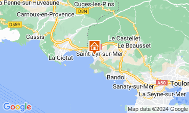 Carte Saint Cyr sur Mer Villa 126132