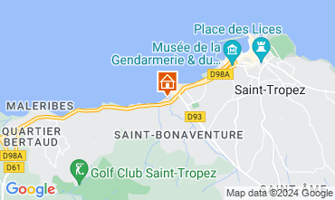 Carte Saint Tropez Villa 128530