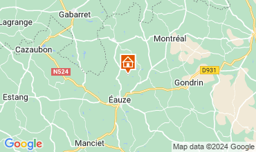 Carte Eauze Villa 128650