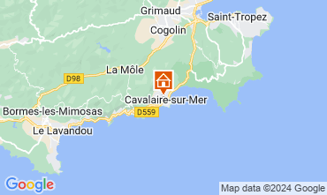 Carte Cavalaire-sur-Mer Villa 123584