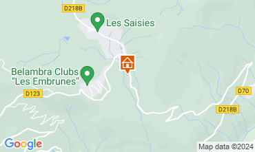 Carte Les Saisies Chalet 2720