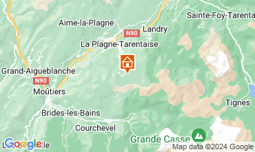 Carte La Plagne Studio 65473